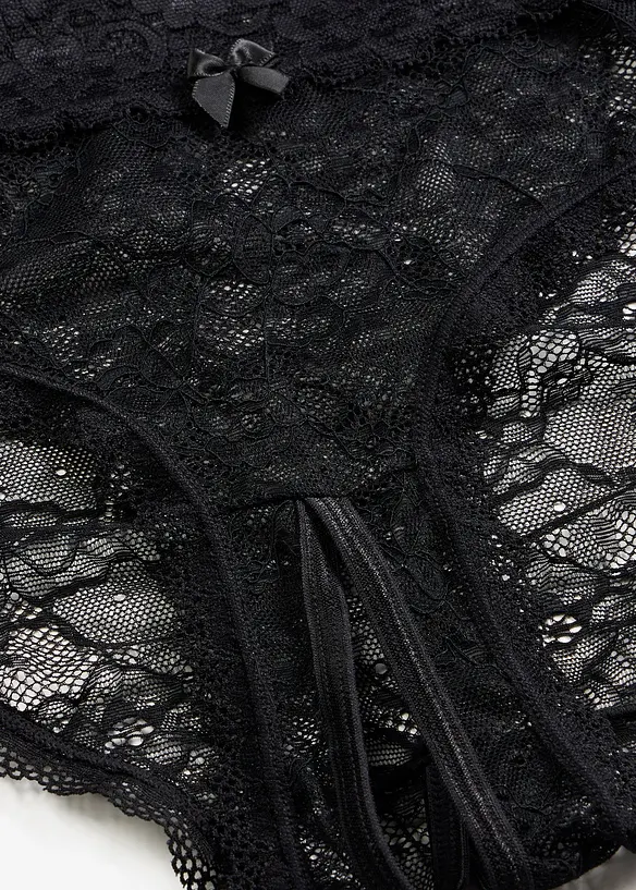 Slip ouvert a vita alta, bonprix