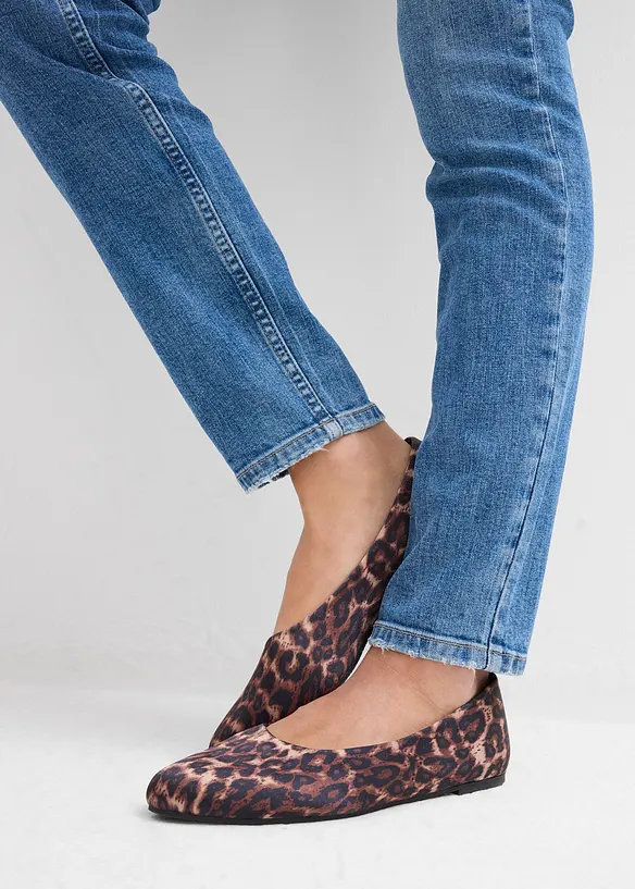 Jeans skinny cropped, vita alta, bonprix