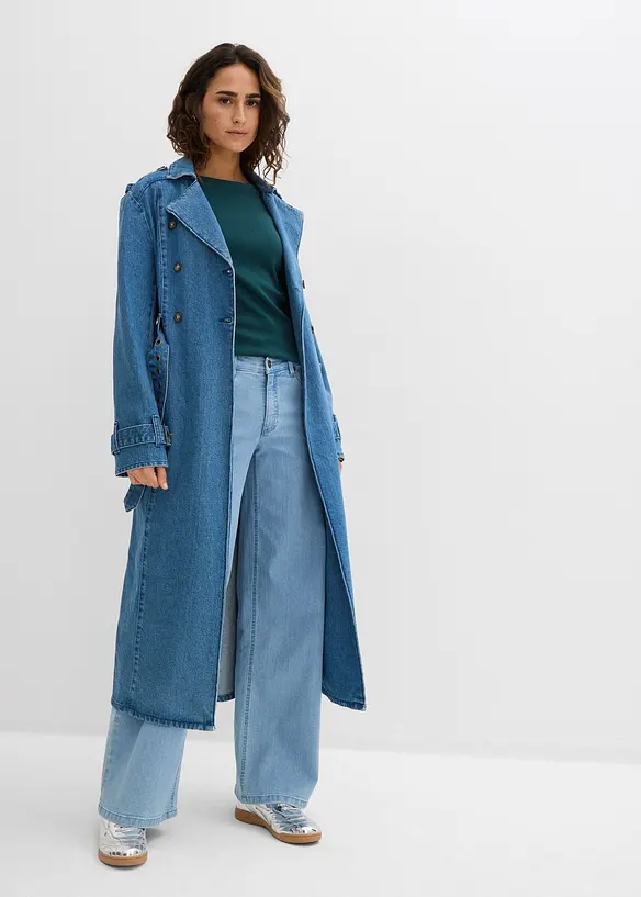 Maglia a maniche lunghe in puro cotone biologico, bonprix