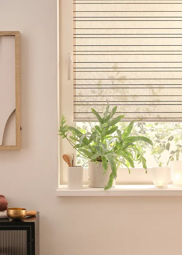 Tenda a rullo filtrante con percentuale di lino, bonprix