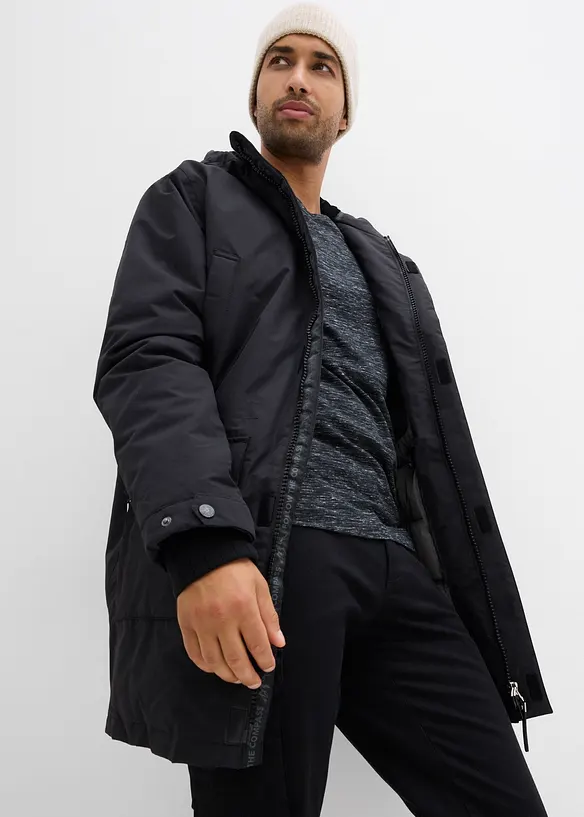Parka invernale tecnico e impermeabile con vere piume, bonprix
