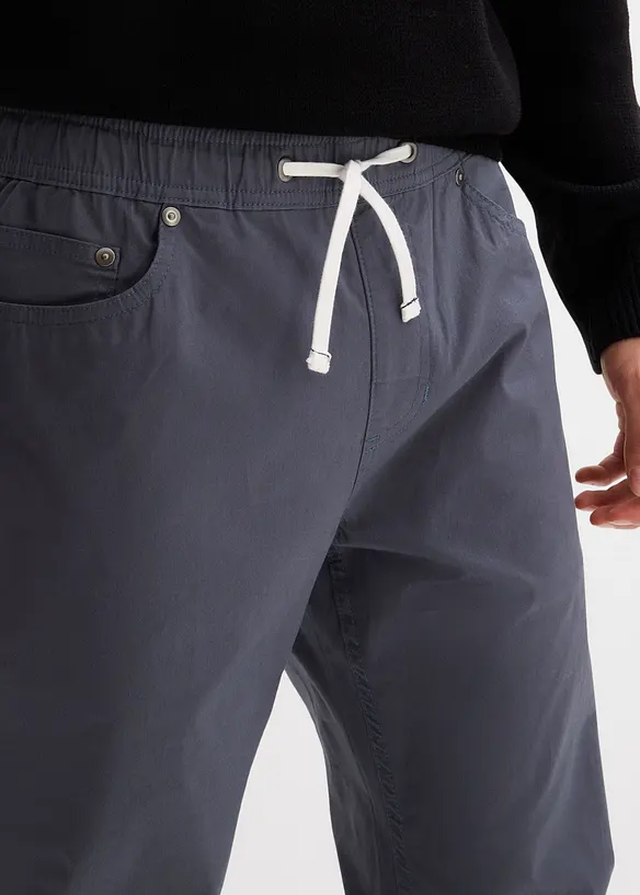 Pantaloni elasticizzati con elastico in vita regular fit, straight, bonprix