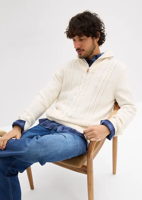 Jeans elasticizzati regular fit, straight, bonprix