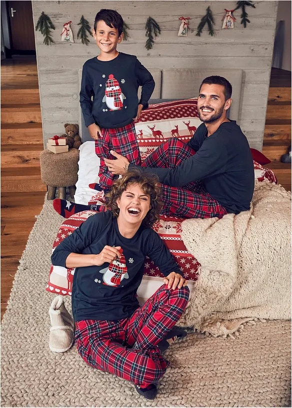 Pigiama in puro cotone biologico, bonprix