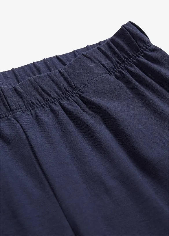 Leggings elasticizzati in misto cotone biologico (pacco da 3), bonprix