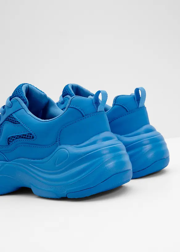 Chunky sneaker con inserto in mesh, bonprix