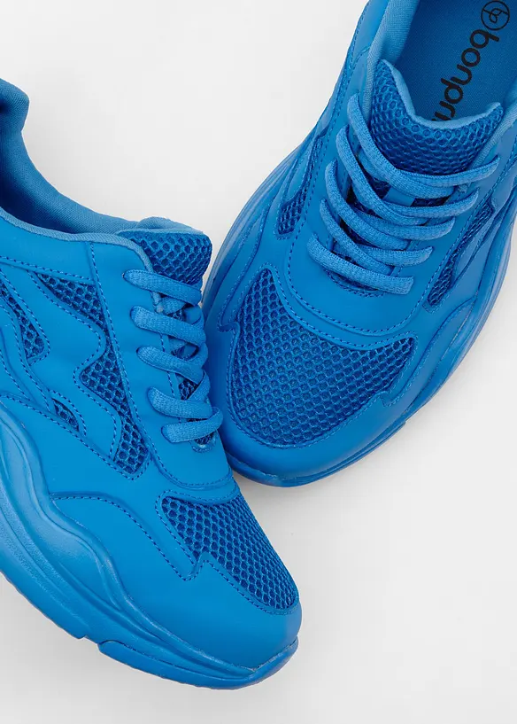 Chunky sneaker con inserto in mesh, bonprix