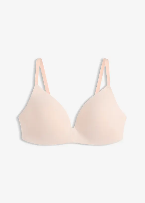 Reggiseno in cotone senza ferretto con coppe preformate, bonprix