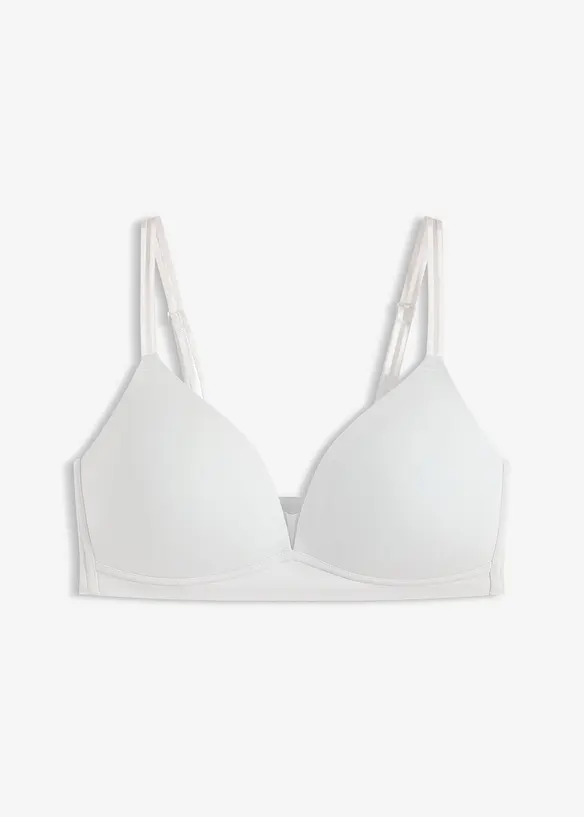 Reggiseno senza ferretto, con coppe preformate e inserto in mesh Feel Comfort, bonprix