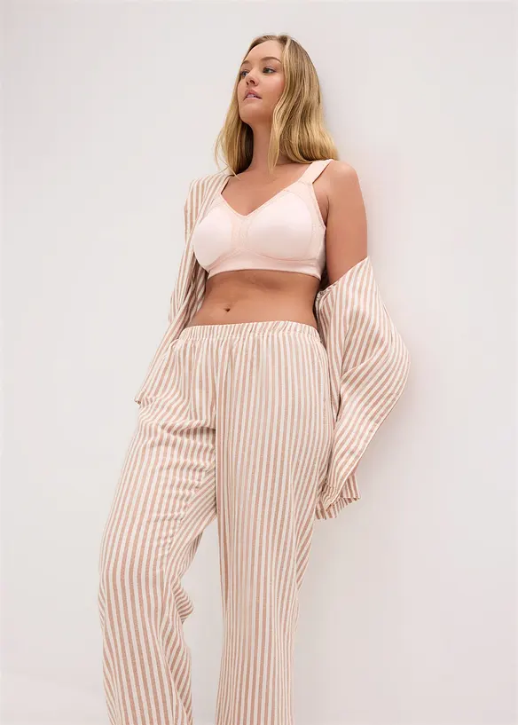 Reggiseno contenitivo senza ferretto con spalline imbottite, bonprix