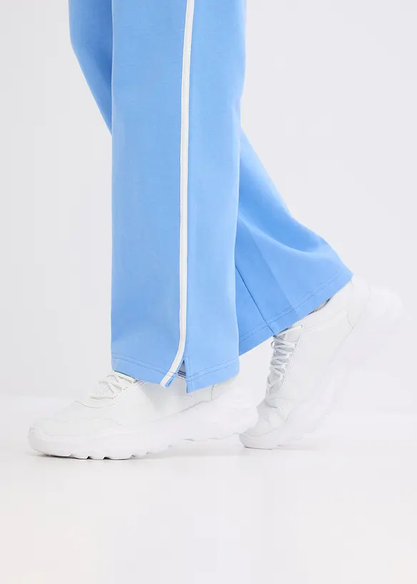 Pantaloni in felpa di puro cotone pesante (pacco da 2), bonprix