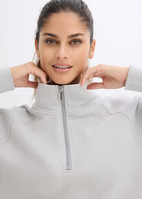 Felpa in puro cotone biologico, bonprix