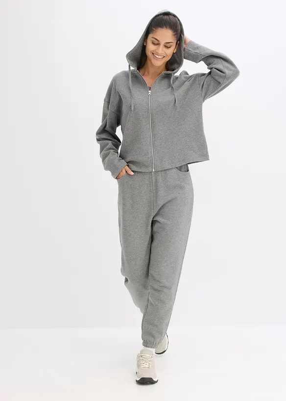 Pantaloni in felpa di puro cotone biologico, bonprix