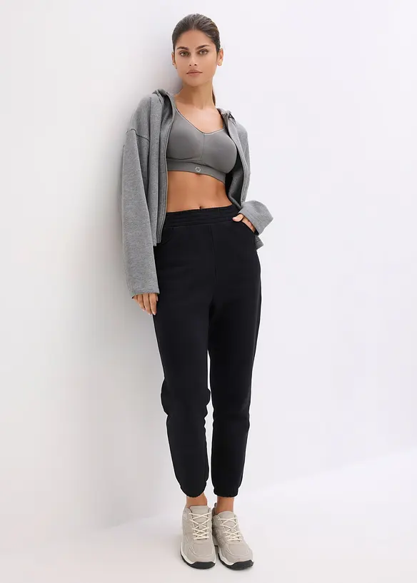 Pantaloni in felpa di puro cotone biologico, bonprix