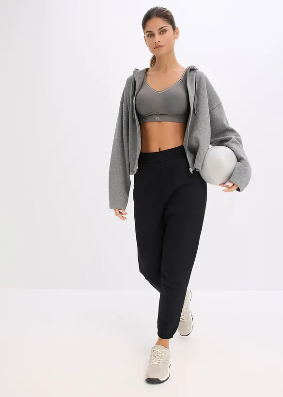 Pantaloni in felpa di puro cotone biologico, bonprix