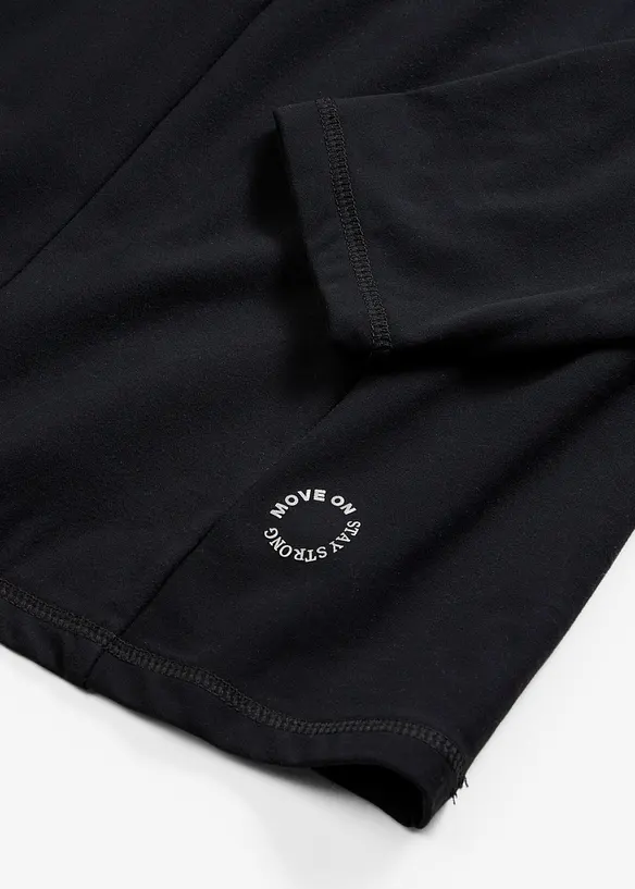 Giacca tecnica termica con mezza cerniera, ad asciugatura rapida, bonprix