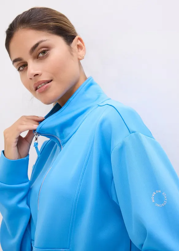 Giacca sportiva con colletto alto, bonprix