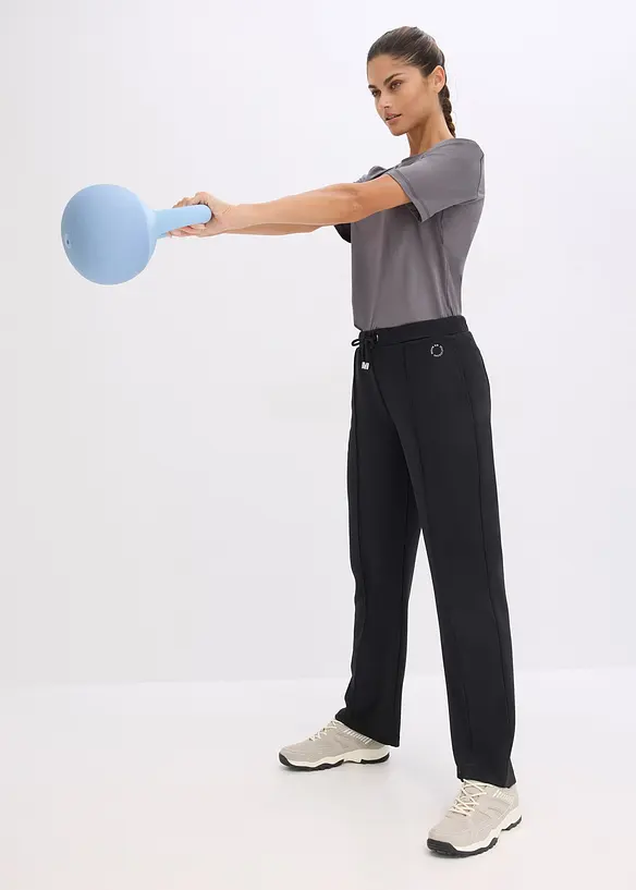 Pantaloni sportivi con cuciture decorative, bonprix