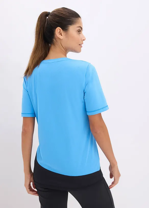 T-shirt per lo sport con effetto strutturato, bonprix
