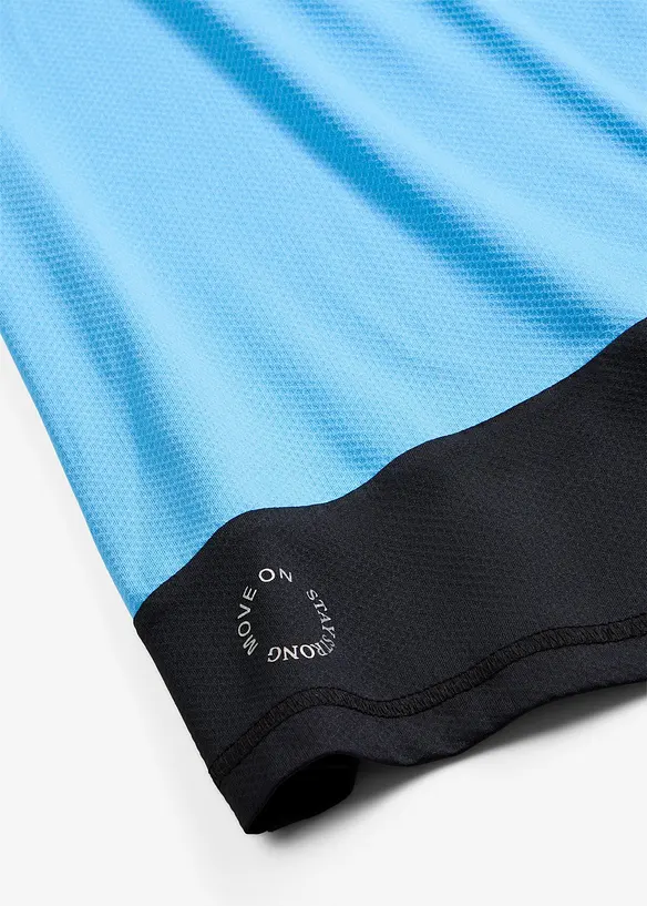 T-shirt per lo sport con effetto strutturato, bonprix