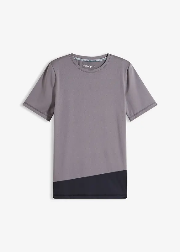 T-shirt per lo sport con effetto strutturato, bonprix