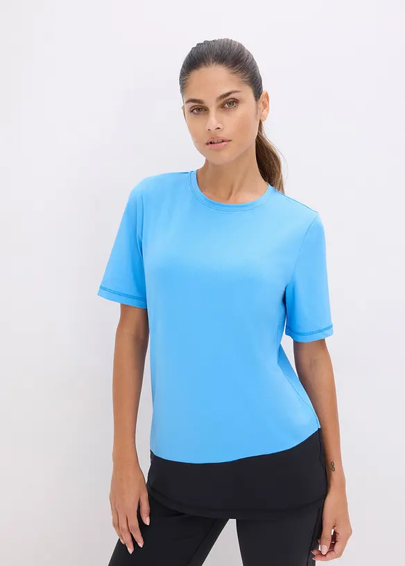 T-shirt per lo sport con effetto strutturato, bonprix
