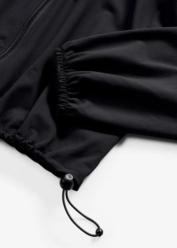 Giacca sportiva oversize in tessuto sostenuto dalla mano simile al cotone, bonprix