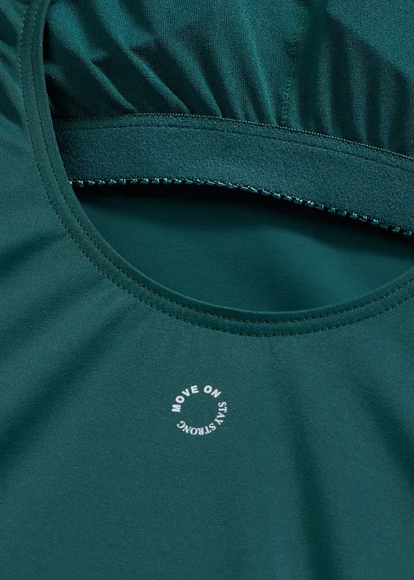 Costume sportivo ad asciugatura rapida con spalline olimpioniche, bonprix