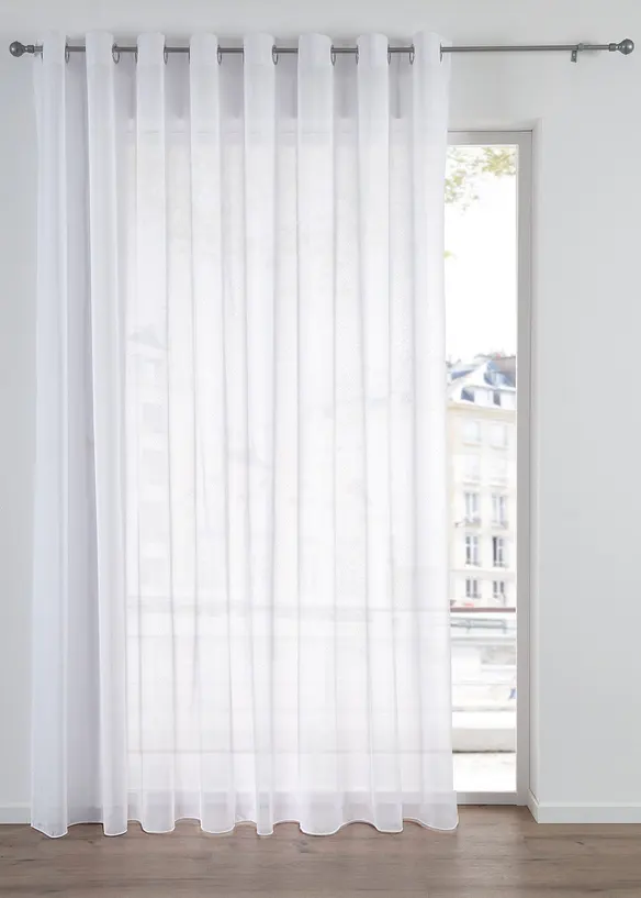 Tenda velata a trama fine effetto sabl&eacute;, bpc living bonprix collection