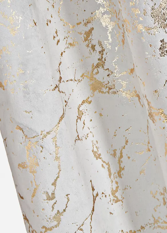 Tenda oscurante vellutata con stampa lucida, anche in versione extra lunga  (pacco da 1), bonprix