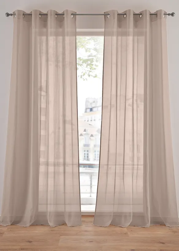 Tenda in tessuto batista a trama fine (pacco da 1), bonprix