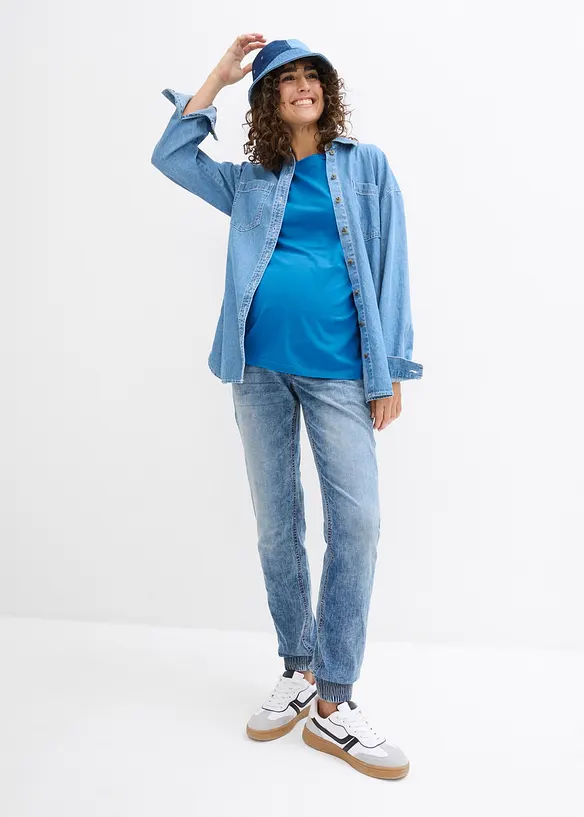 Maglia pr&eacute;maman in cotone biologico (pacco da 2), bonprix