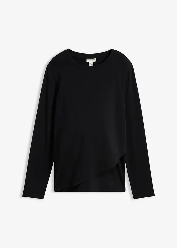 Maglia pr&eacute;maman / da allattamento 2 in 1 in cotone biologico, bonprix