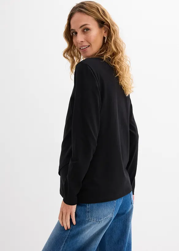 Maglia pr&eacute;maman / da allattamento 2 in 1 in cotone biologico, bonprix