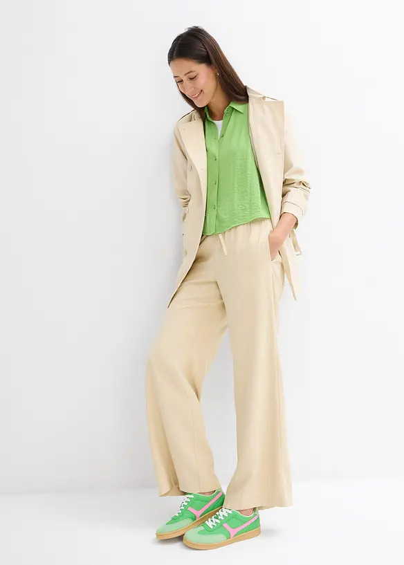 Camicetta boxy in cr&ecirc;pe leggero, bonprix