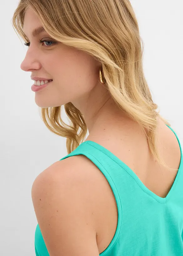 Canotta in puro cotone biologico (pacco da 2), bonprix