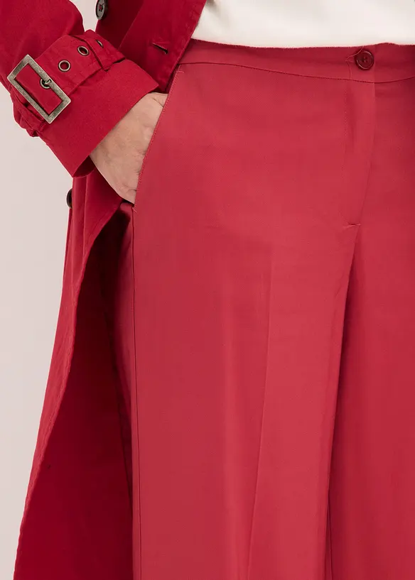 Pantaloni larghi leggeri con viscosa, bonprix