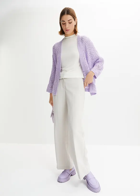 Cardigan traforato, bonprix