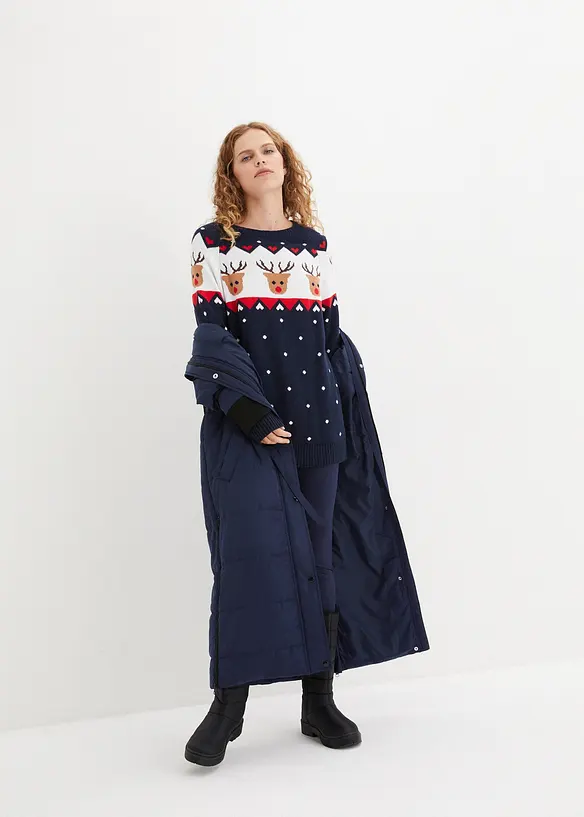 Maglione natalizio con renne, bonprix