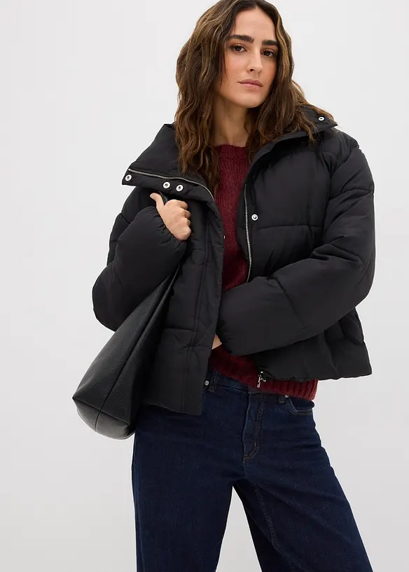 Giacca trapuntata con collo dritto, bonprix