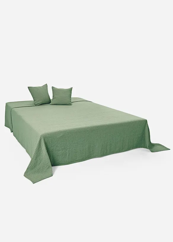 Copricuscino in piquet a nido d'ape (pacco da 2), bonprix