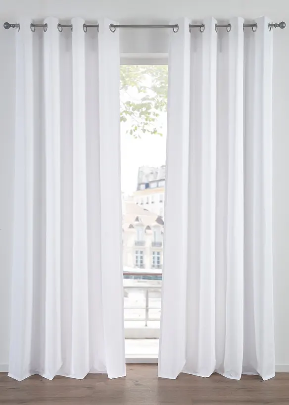 Tenda di facile cura in microfibra (pacco da 2), bonprix