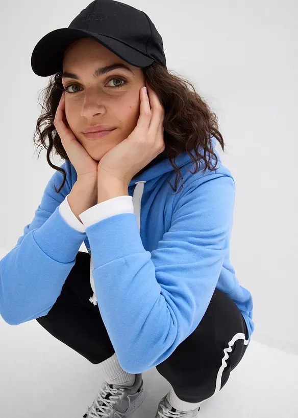 Tuta sportiva con felpa lunga e leggings (set 2 pezzi), bonprix