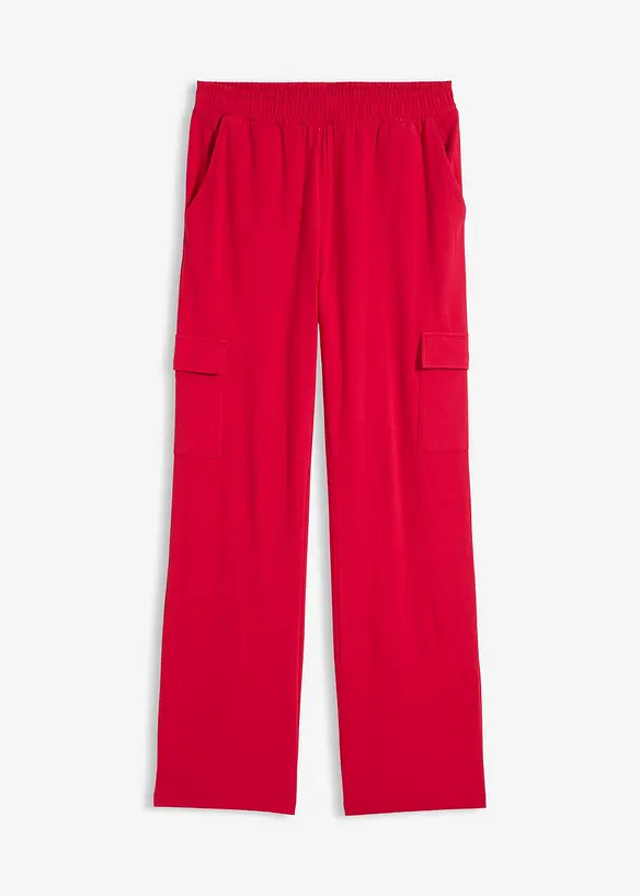 Pantaloni da jogging in misto cotone elasticizzato, bonprix