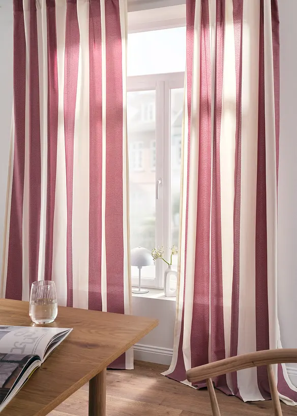 Tenda a righe con poliestere riciclato (pacco da 1), bonprix