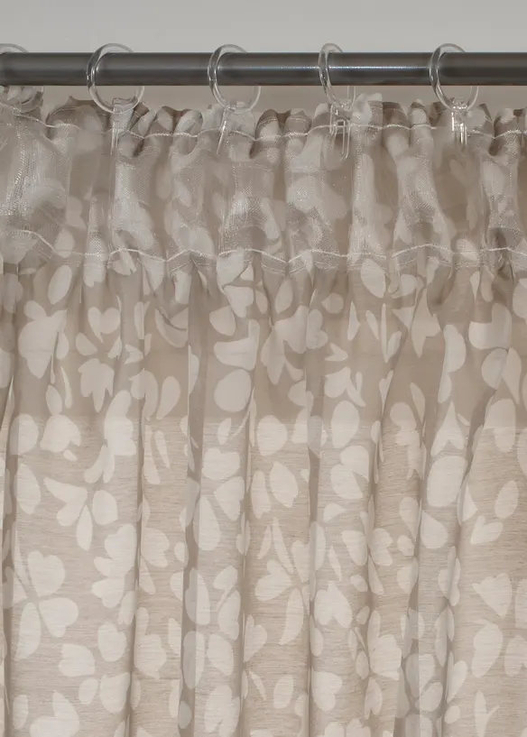 Tenda semitrasparente in batista (pacco da 2), bonprix