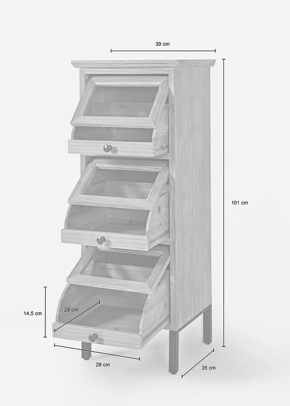 Cassettiera, bonprix