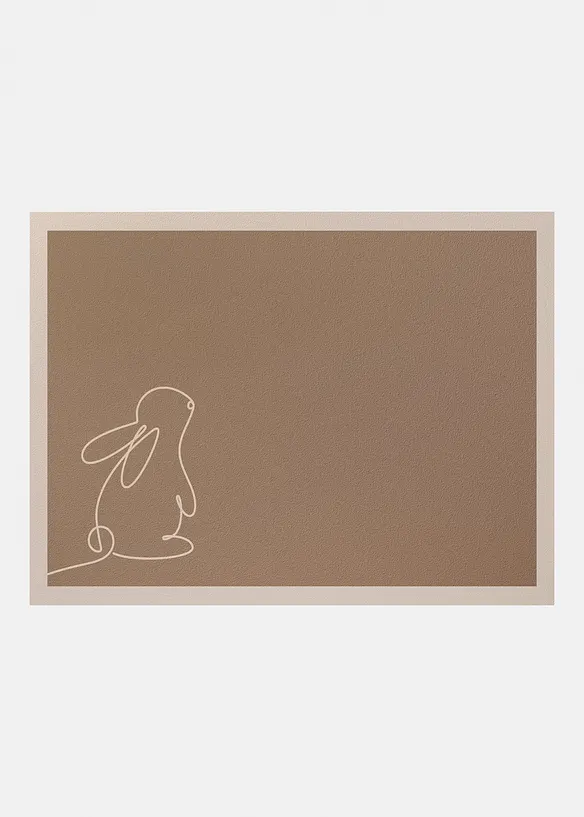 Zerbino lavabile con motivo pasquale, bonprix