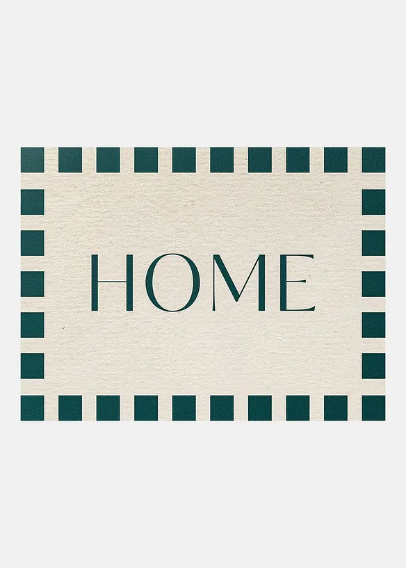 Zerbino lavabile con scritta, bonprix