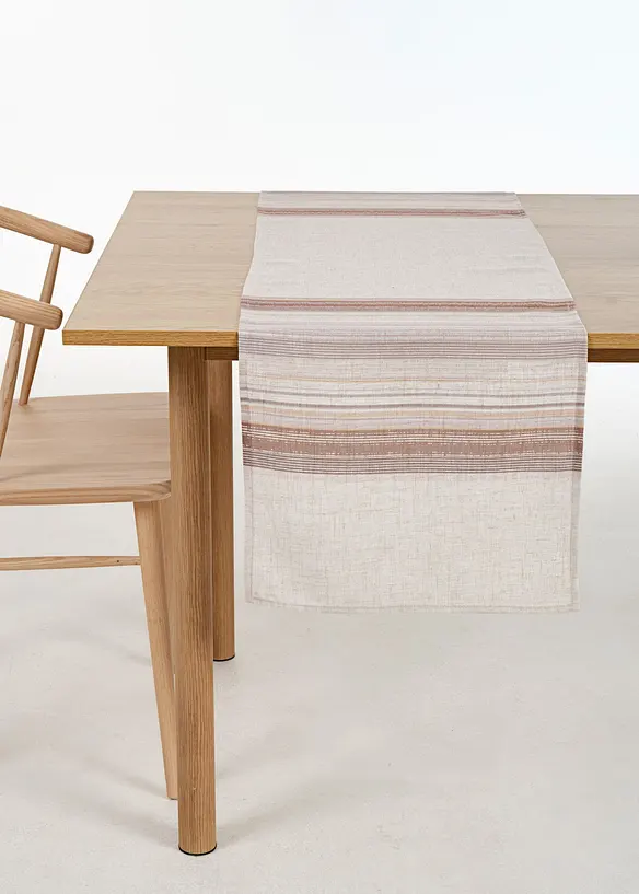 Runner da tavola con percentuale di lino, bonprix